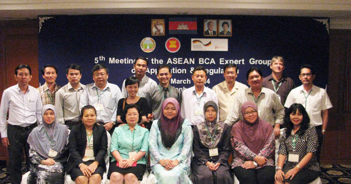 The 5th (Joint) Meeting of the ASEAN BCA Expert Groups on Application and Regulation in Phnom Penh, Cambodia from 12 March 2014