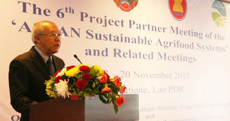 Meeting in Lao PDR discusses sustainable and inclusive agricultural development in ASEAN Member States