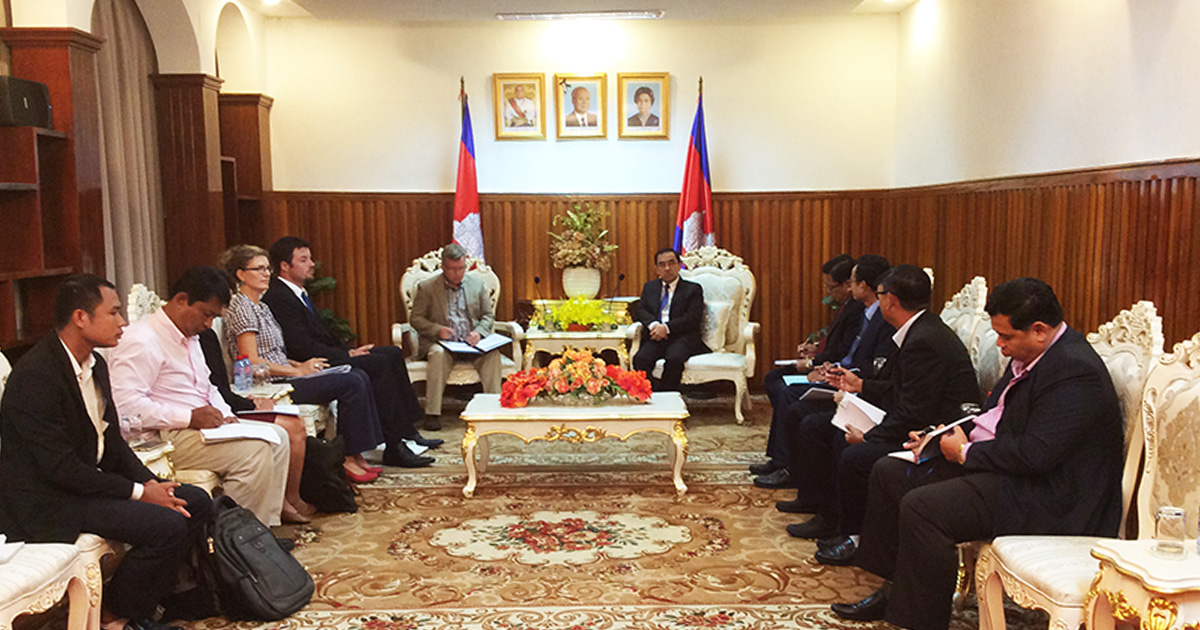 Cambodia’s Minister supports environmental friendly plant protection in promoting sustainable agriculture