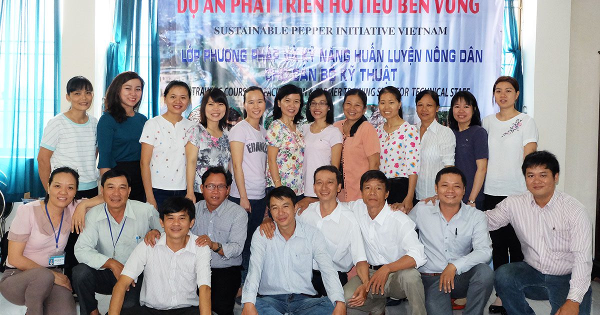 Vietnamese technical officers get confidence boosted in delivering sustainable pepper production
